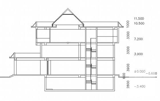 2层别墅单体设计方案（效果图纸） - 3