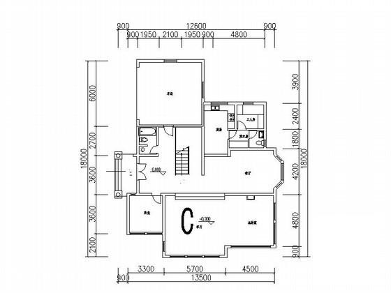 欧陆风格2层别墅建筑方案设计CAD图纸（效果图纸） - 1