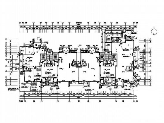 丽州一品小区13层塔式住宅楼建筑施工CAD图纸 - 5
