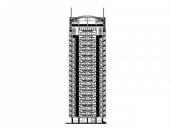 19层板式住宅楼建筑施工CAD图纸 - 3