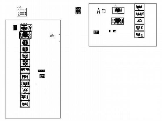 3层双拼别墅建筑施工套CAD图纸（4#） - 2