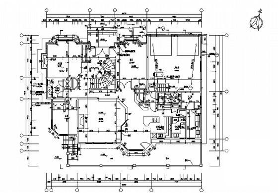 2层木别墅建筑施工CAD图纸 - 1