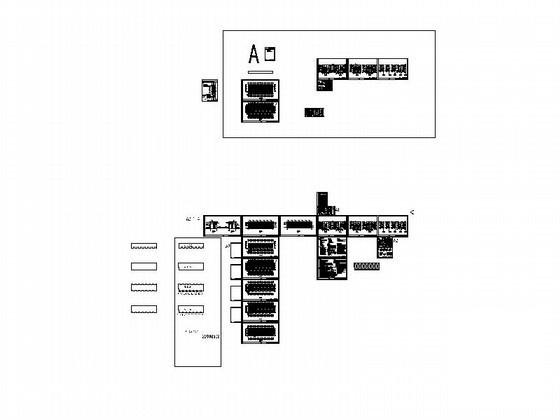 590平3层联排别墅建筑施工套CAD图纸 - 3