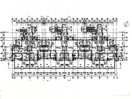 9层住宅楼建筑CAD施工图纸 - 4