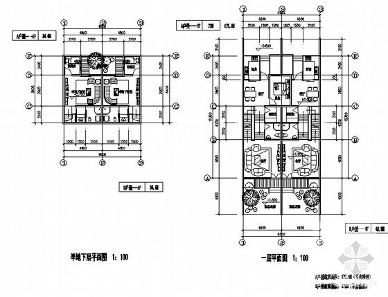 创意小区别墅区规划及单体建筑设计CAD图纸 - 1