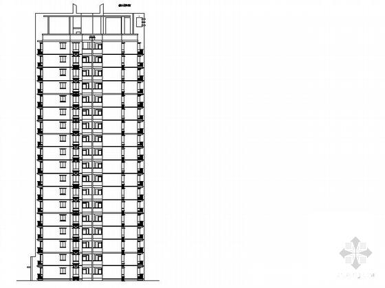 18层住宅楼建筑施工CAD图纸 - 2