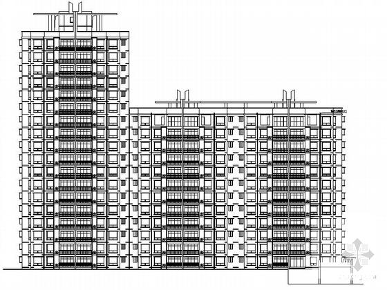 18层住宅楼建筑施工CAD图纸 - 4