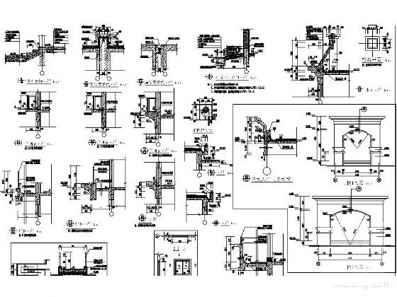 11层剪力墙结构小高层住宅楼建筑施工CAD图纸（塔式（一梯4户以下）） - 5