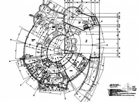 欧陆风格3层英式别墅石材独栋别墅建筑施工CAD图纸（框架结构） - 2