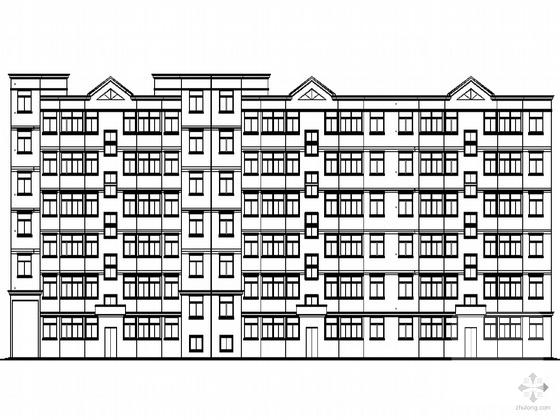 砖混结构6层节能住宅楼建筑扩初CAD图纸 - 2