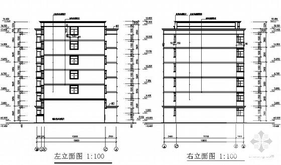 砖混结构6层节能住宅楼建筑扩初CAD图纸 - 3