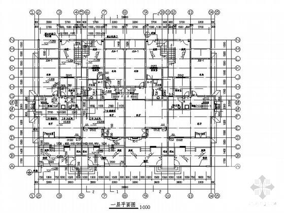 3层砌体结构别墅建筑施工CAD图纸 - 4