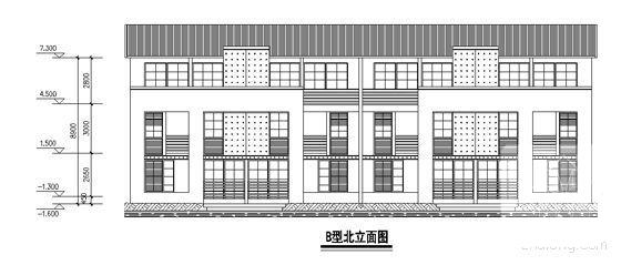 标准化小区建筑群建筑设计方案设计CAD图纸 - 1