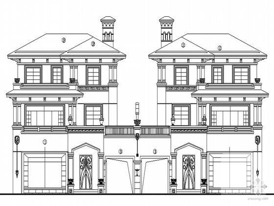 棕榈园二期砌体结构3层住宅楼建筑施工CAD图纸 - 4