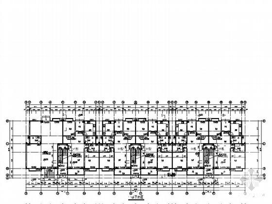 欧陆风格5层板式住宅楼建筑施工CAD图纸（1号楼） - 4