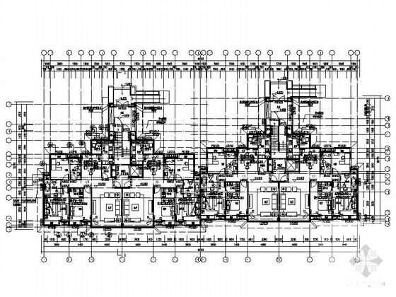 欧陆风格6层（局部8层）住宅楼建筑施工CAD图纸 - 3