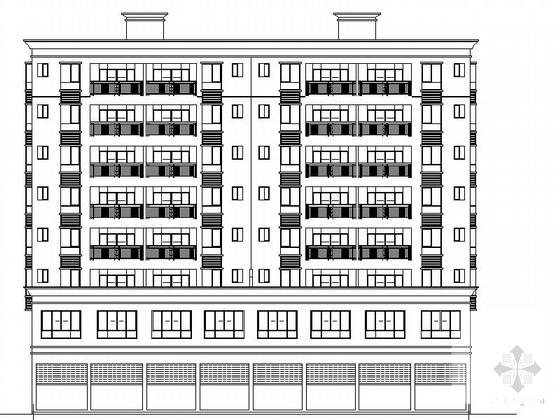 9层商住建筑扩初CAD图纸 - 2