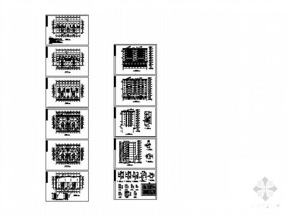 9层商住建筑扩初CAD图纸 - 3