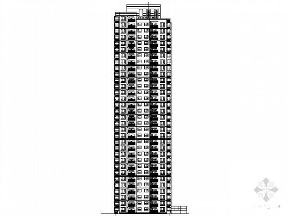 小区32层高层剪力墙结构住宅建筑施工CAD图纸（9号楼、10号楼） - 1