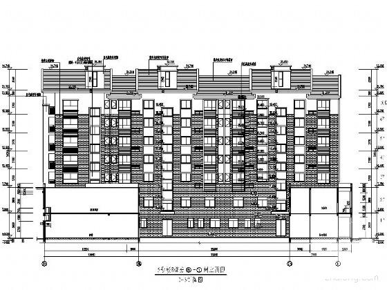框架结构7层住宅楼建筑施工套CAD图纸 - 1