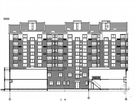 框架结构7层住宅楼建筑施工套CAD图纸 - 3