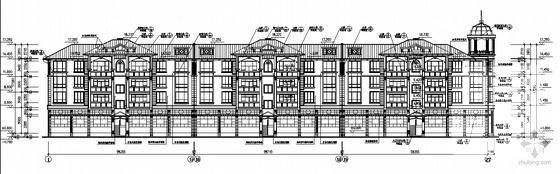 框架结构花园西区G4层住宅楼建筑施工CAD图纸 - 4