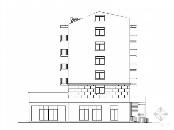 6层危旧住宅楼改造建筑CAD施工图纸 - 2