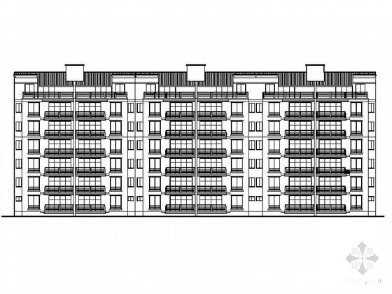 7层砌体结构住宅楼建筑施工CAD图纸 - 3