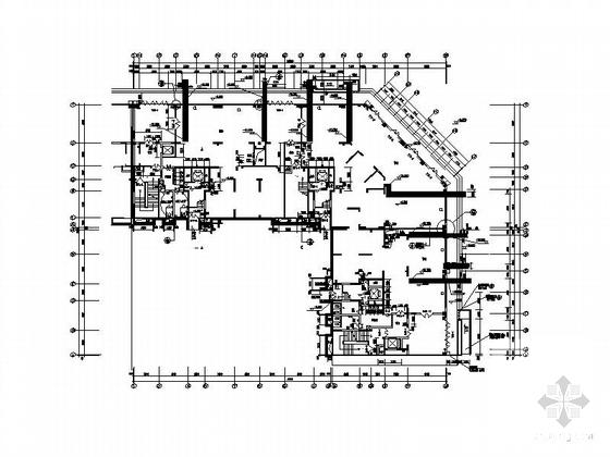 13层商住楼建筑施工CAD图纸 - 1