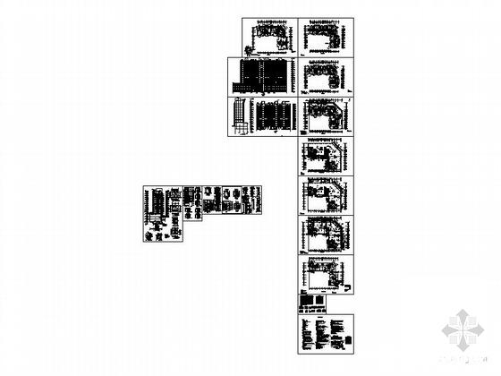 13层商住楼建筑施工CAD图纸 - 3