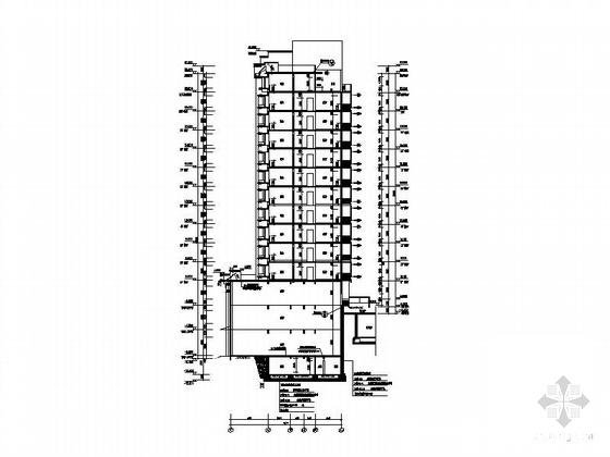 13层商住楼建筑施工CAD图纸 - 4