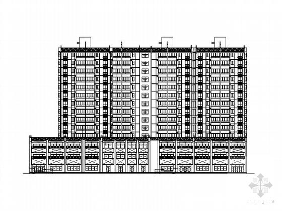 13层商住楼建筑施工CAD图纸 - 5
