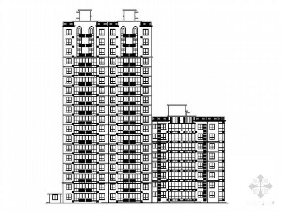 剪力墙结构18层住宅楼建筑施工CAD图纸 - 3