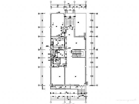 金鹰城3层四联排别墅建筑施工CAD图纸 - 4