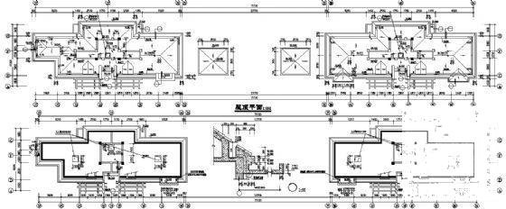 楼盘现代6层洋房建筑施工CAD图纸（欧式风格） - 4