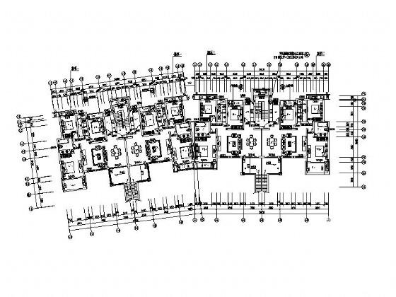 24x11米6层板式花园住宅楼建筑施工CAD图纸 - 5