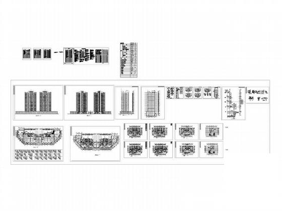 17层住宅楼建筑施工CAD图纸 - 3