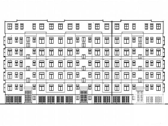 5层住宅楼建筑施工套CAD图纸（带节能设计） - 4