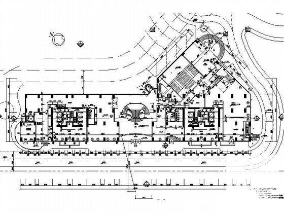 新世界花园32层住宅楼及商业中心建筑施工CAD图纸 - 3
