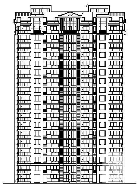 18层住宅楼建筑施工套CAD图纸（带节能设计及说明） - 1