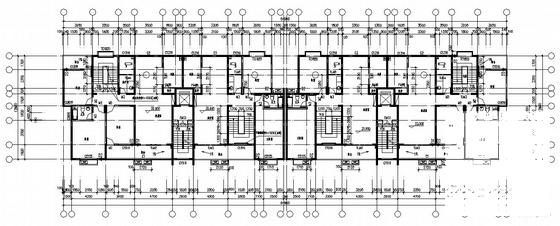 职业技术学院安置住宅小区5号12层住宅楼建筑施工套CAD图纸 - 1