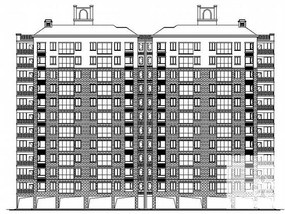 职业技术学院安置住宅小区5号12层住宅楼建筑施工套CAD图纸 - 3