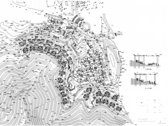 温泉别墅区规划建筑设计CAD图纸（初设图纸） - 2