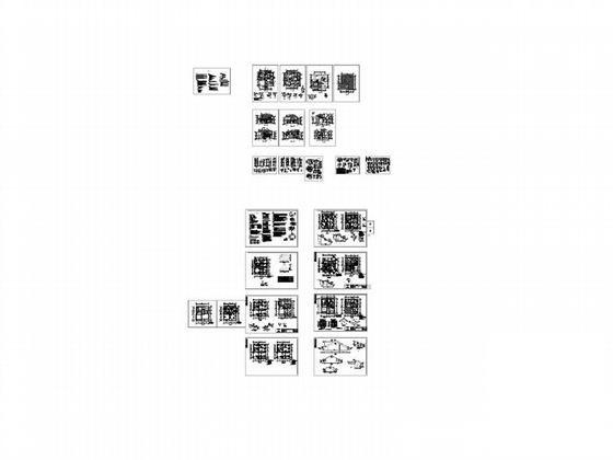 3层别墅建筑结构CAD施工图纸 - 1