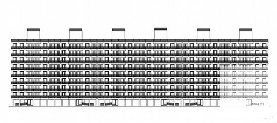 大学9层教师公寓建筑结构CAD施工图纸 - 2