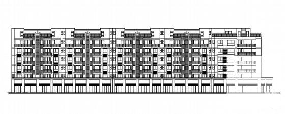 砌体结构61层底商住宅楼建筑施工CAD图纸 - 1