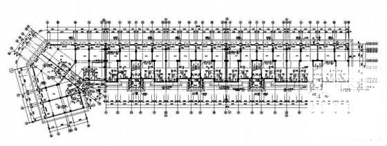 砌体结构61层底商住宅楼建筑施工CAD图纸 - 2