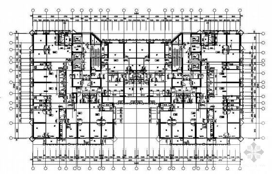 框架剪力墙结构48层商住楼建筑施工CAD图纸（149.6米） - 4