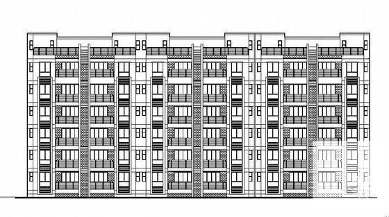61户型住宅楼建筑CAD图纸（初设图纸） - 1