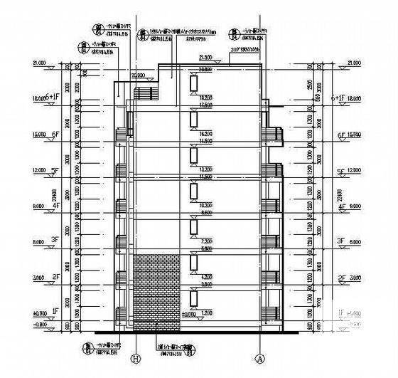 61户型住宅楼建筑CAD图纸（初设图纸） - 3